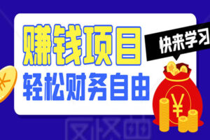 【独家揭秘】9大长期赚钱小项目，让你轻松实现财务自由！