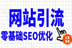 零基础SEO优化课程:手把手教你做SEO优化,只讲干货