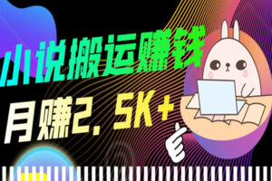 复制粘贴小说赚美金：新手月赚2.5K美金秘籍